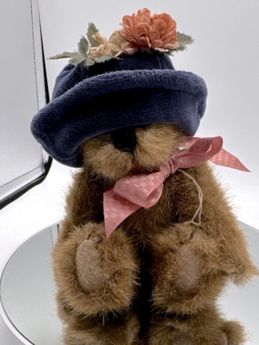 Boyds Plush #919801 Carly Bearsworth Archive Collection Teddy Bear Doll Blue Hat